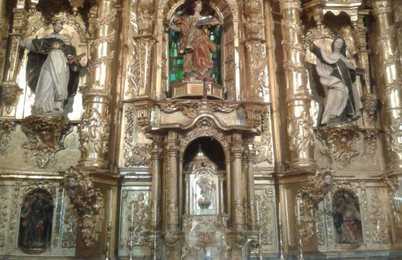 Retablo Mayor de la iglesia de Santa Lucía, Almarza, hecho por Francisco Cambero de Figueroa