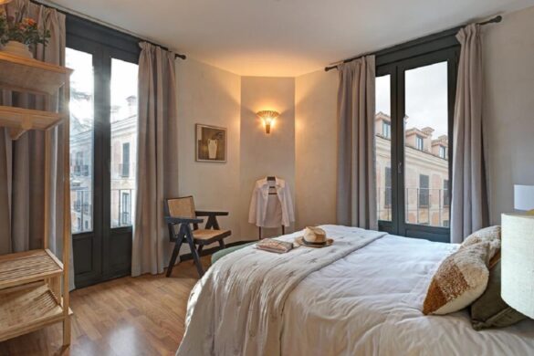 Imagen de una habitación del Hotel La Farm, en la Granja de San Ildefonso, Segovia