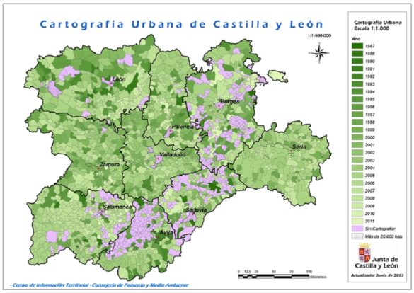 Mapa Topográfico 1:1.000 | Infraestructura de Datos Espaciales | Junta de Castilla y León