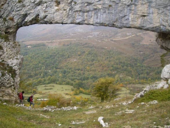 Imagen del Ventanón, en Ojo Guareña, Burgos