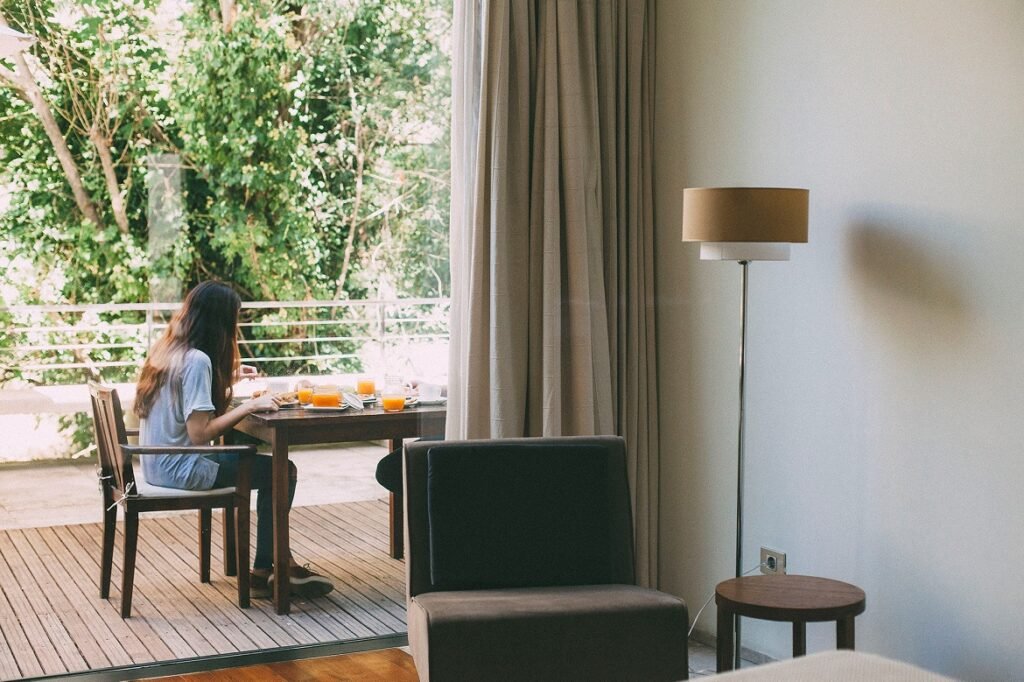 Detalle de una habitación del Hotel Boutique Fuente Aceña, Quintanilla de Onésimo (Valladolid)