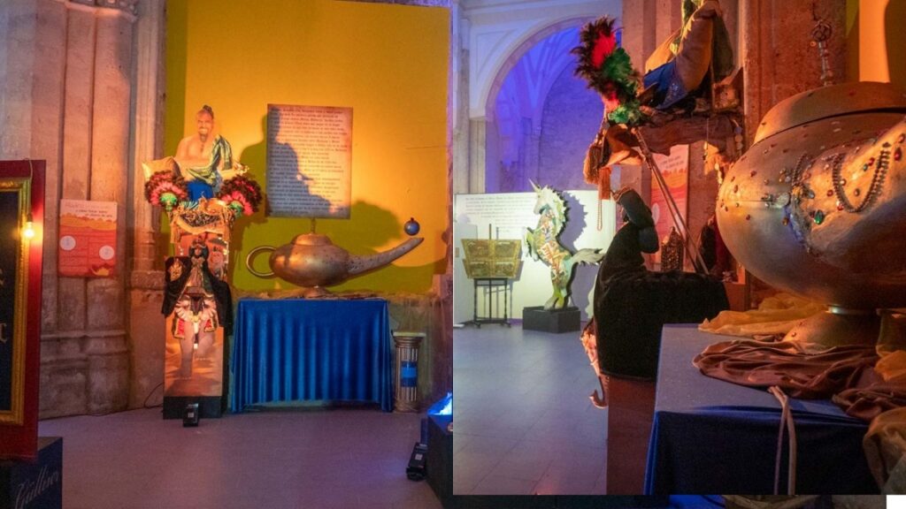 Espacio dedicado a Aladino en el Museo de los cuentos y la ciencia, en Paredes de Nava, Palencia