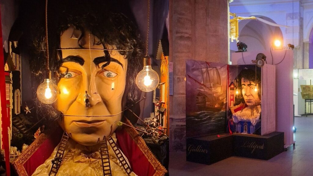 Espacio dedicado a Los viajes de Gulliver en el Museo de los cuentos y la ciencia, en Paredes de Nava, Palencia