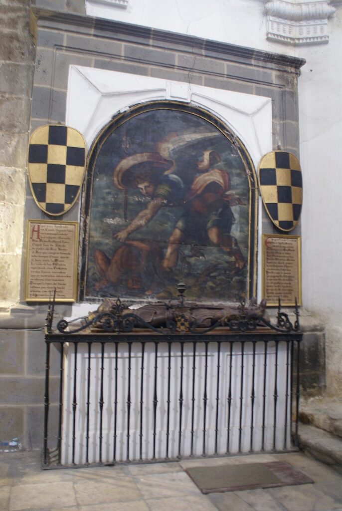 Imagen del sepulcro del Conde Pedro Ansúrez en la catedral de Valladolid