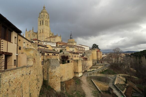 Suroeste de la muralla de Segovia