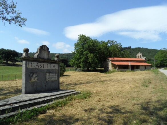 Monumento en Taranco de Mena a la primera vez que apareció escrito el vocablo «Castilla»