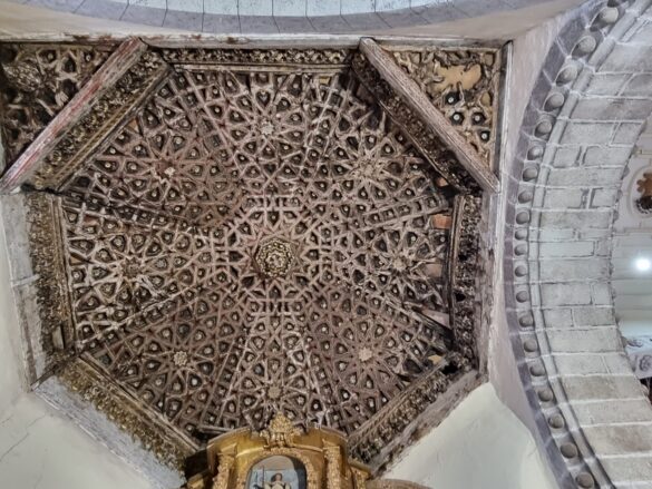 Artesonada mudéjar de la iglesia de El Salvador de Rágama, Salamanca