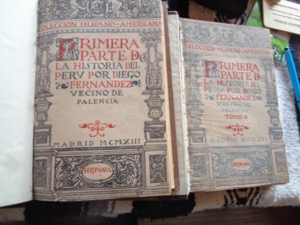 Libro sobre la historia del Perú de Diego Fernández