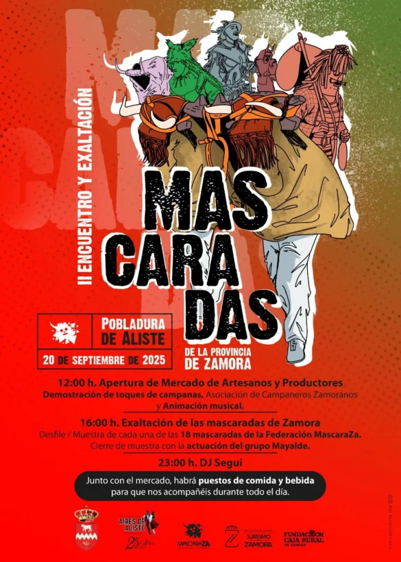 Mascaradas de la provincia de Zamora en Pobladura de Aliste. II Encuentro y Exaltación, 20 de septiembre de 2025