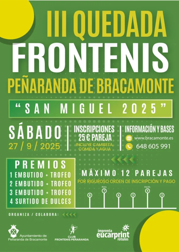 III Quedada Frontenis San Miguel Peñaranda
