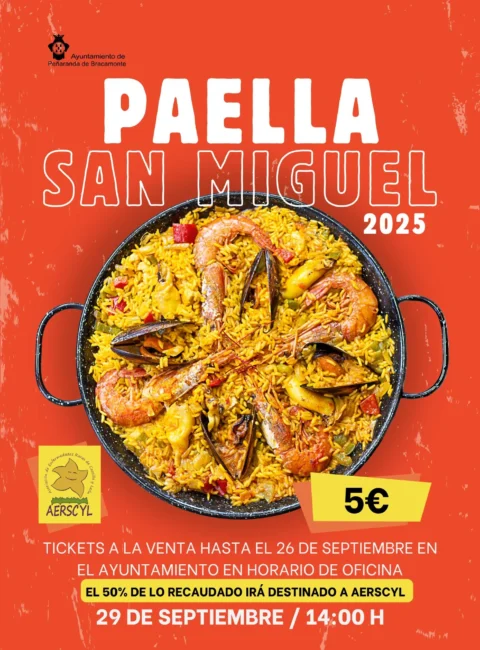 Paella popular para la fiestas de San Miguel 2025 en Peñaranda de Bracamonte
