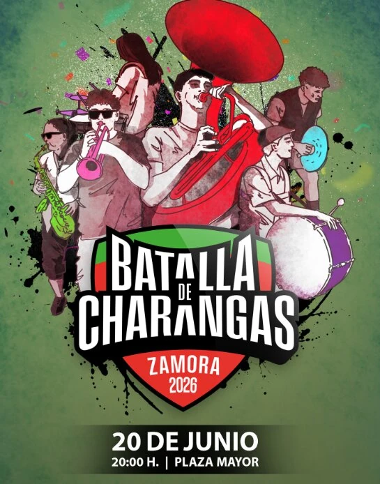 Batalla de charangas Zamora 2026: el 21 de junio en la Plaza Mayor