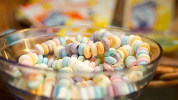 Collar de chuches para la cuelga leonesa