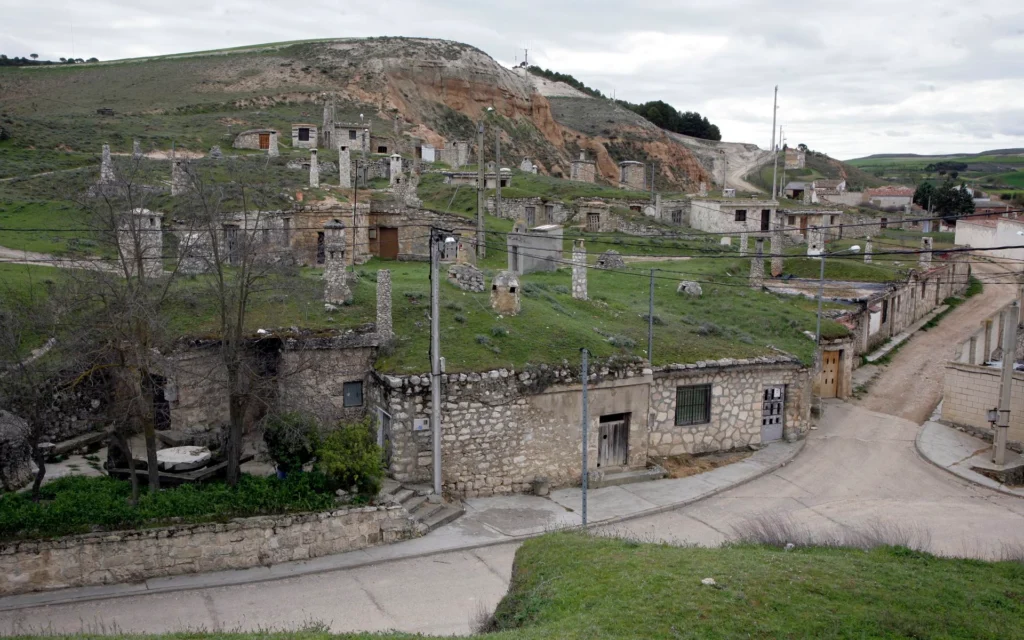 Bodegas subterráneas de Baltanás en Palencia