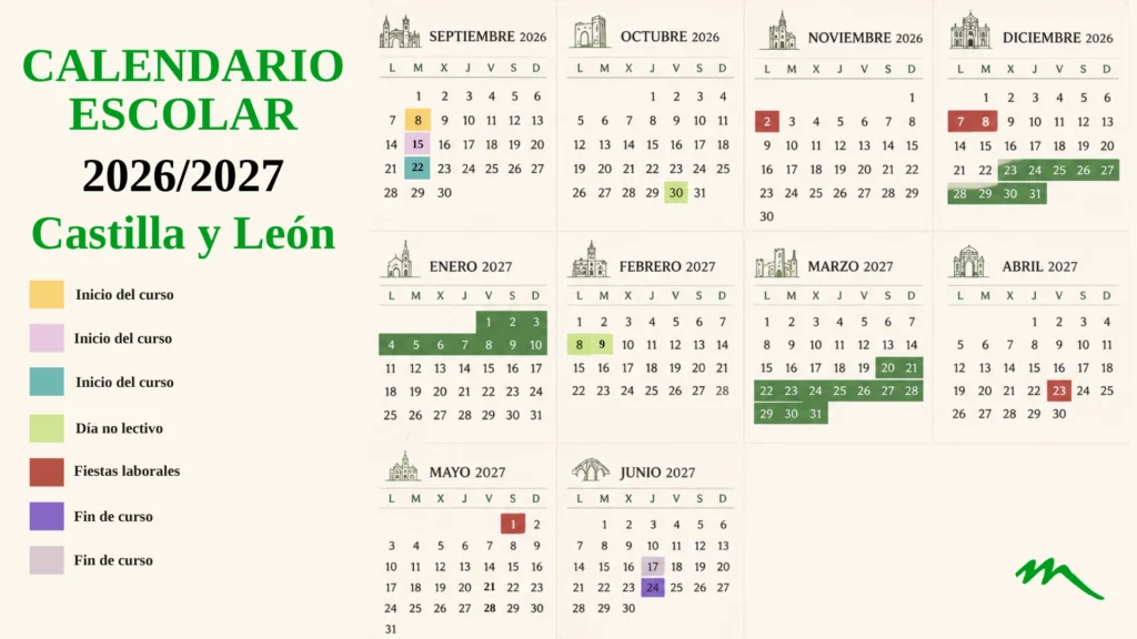 Calendario escolar 26/27 CyL